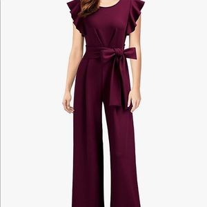 Burgundy Jumpsuit